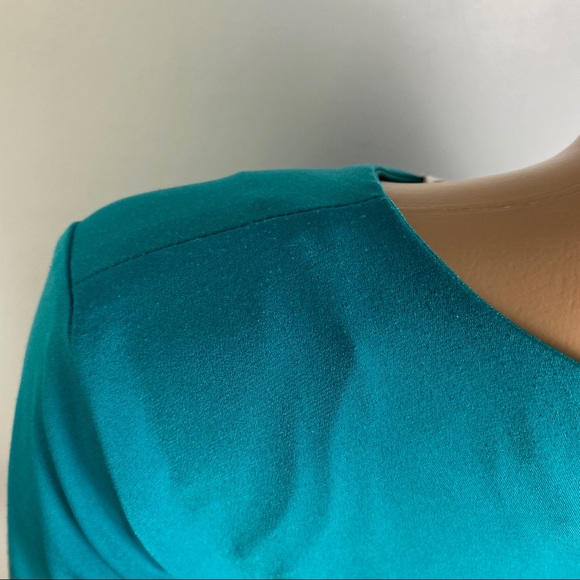 MICHAEL MICHAEL KORS BLUE LONG SLEEVE MINI DRESS - Picture 9 of 10